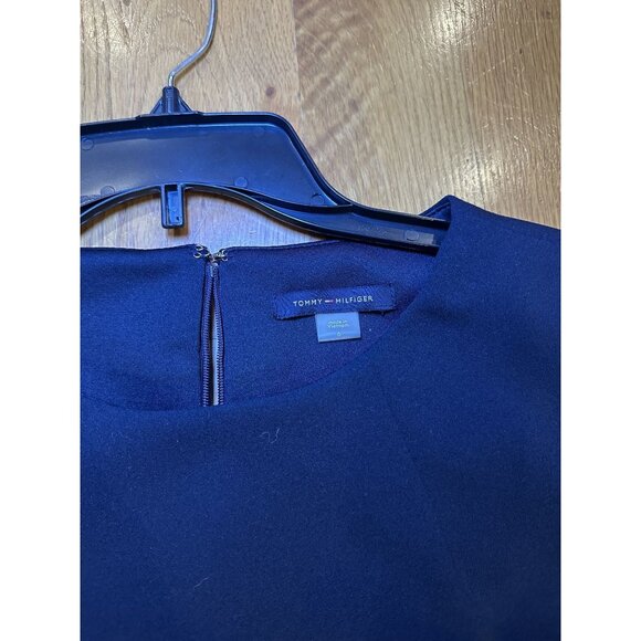 Tommy Hilfiger Navy Dress Size 6 – Classic Sleeveless Fit Flattering Chic Everyd - Picture 7 of 7